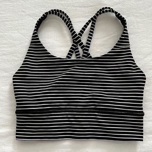 Lulu lemon striped Sports Bra